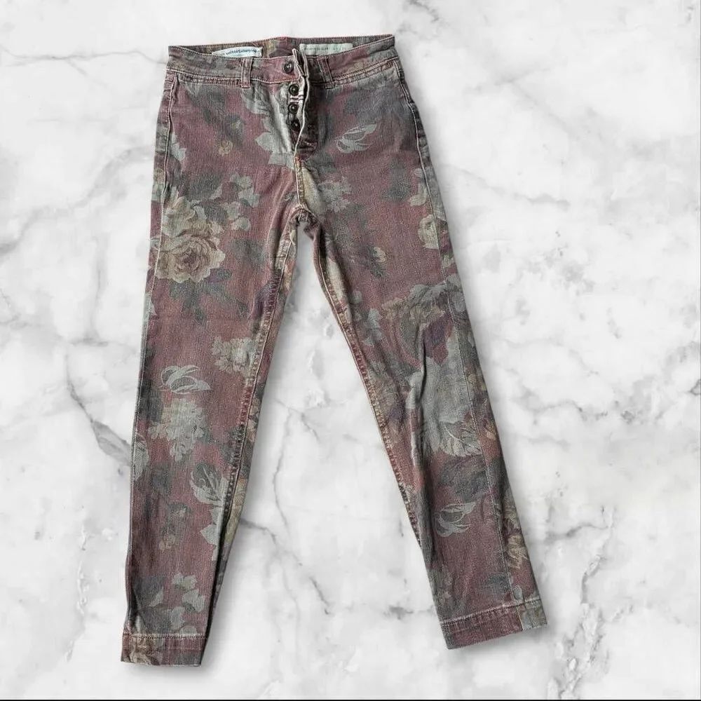 Anthropologie Pilcro Ultra High-Rise Slim Straight Jeans Size 25